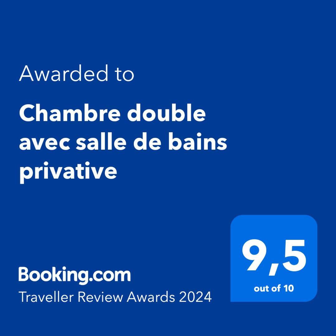 Chambre Double Avec Salle De Bains Privative Moyon Extérieur photo